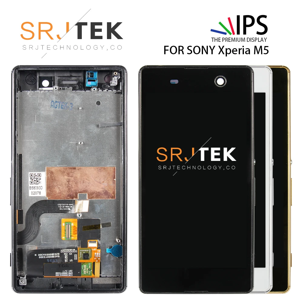 

For Sony Xperia M5 LCD Tested 5.0'' For Sony Xperia M5 LCD Display Touch Screen Digitizer E5603 E5606 E5653