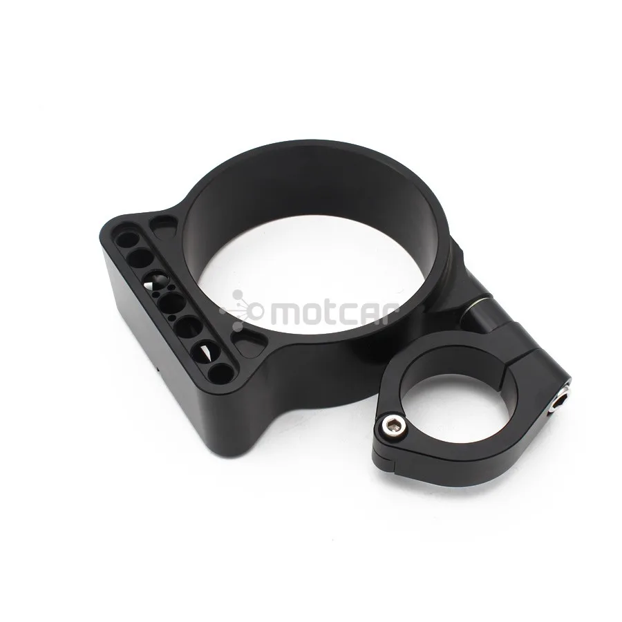 1pcs Black/Silver Aluminum 39mm Motorcycle Side Mount Speedo Relocator Bracket For Harley Sportster 1200 Iron 883 42