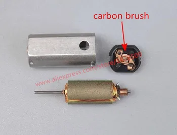 

5 pcs Strong magnetic high speed motor carbon brush motor metal Micro motor 3.7V 020 Mini DC Motor 40000RPM DIY model airplane