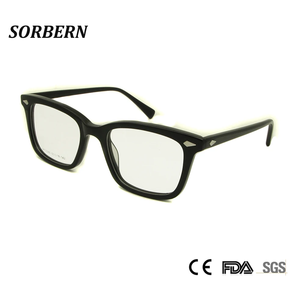 Мужские квадратные очки с оправой для очков от близорукости|prescription eyewear|nerd