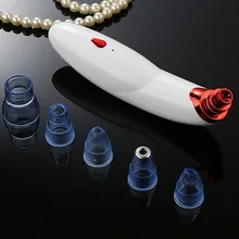 Красный гальванических пор для лица глубокий инструмент для чистки электрической черной головки экстракции акне роговой пор очиститель инструмент для ухода за кожей