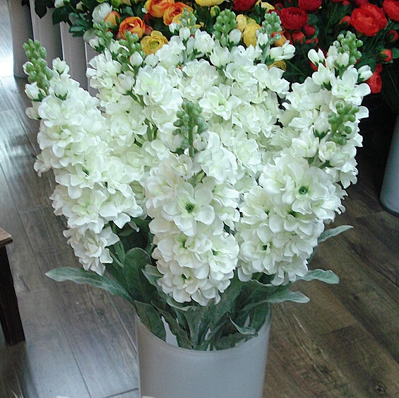 

Factory direct] [simulation violet hyacinth Delphinium flower silk flower flower vase landing simulation