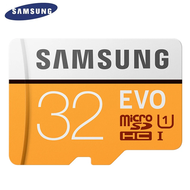 Карта памяти SAMSUNG EVO 128 Гб 64 ГБ 32 ГБ SDHC SDXC TF100M EVO MicroSD 100 м/с класс 10 Micro SD C10 UHS MB-MP32GO TF