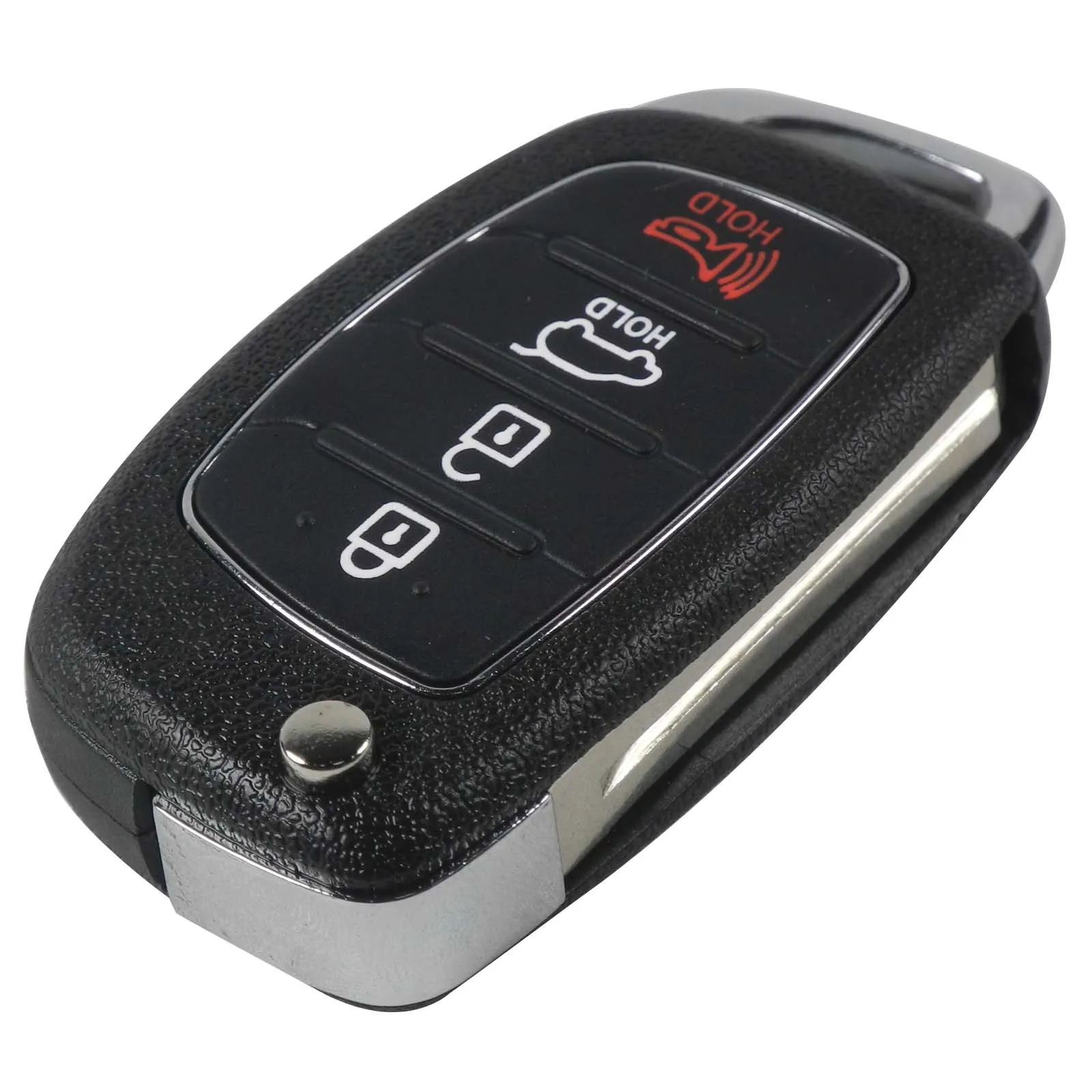 Keyforkess20pcs/lot 3/4 pulsanti Flip pieghevole chiave a distanza Shell Fob caso chiave per Mistra Hyundai Solaris ix35 ix45 serie 2 Verna -