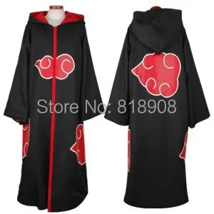 

Naruto Cosplay Akatsuki Orochimaru uchiha madara Sasuke itachi Pein Clothes Costume cloak cape wind Dust Coat