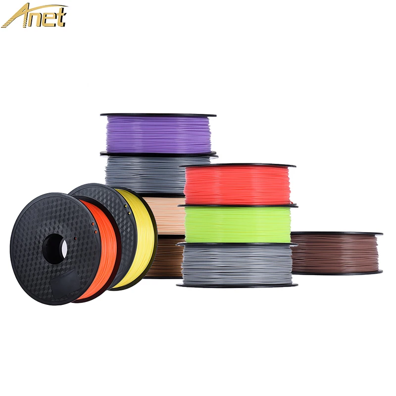 

1CTN Anet 3D Printer Filament 0.5kg/1kg PLA 1.75mm Plastic Consumables Filament refills for MakerBot 3D Printer Pen wholesale