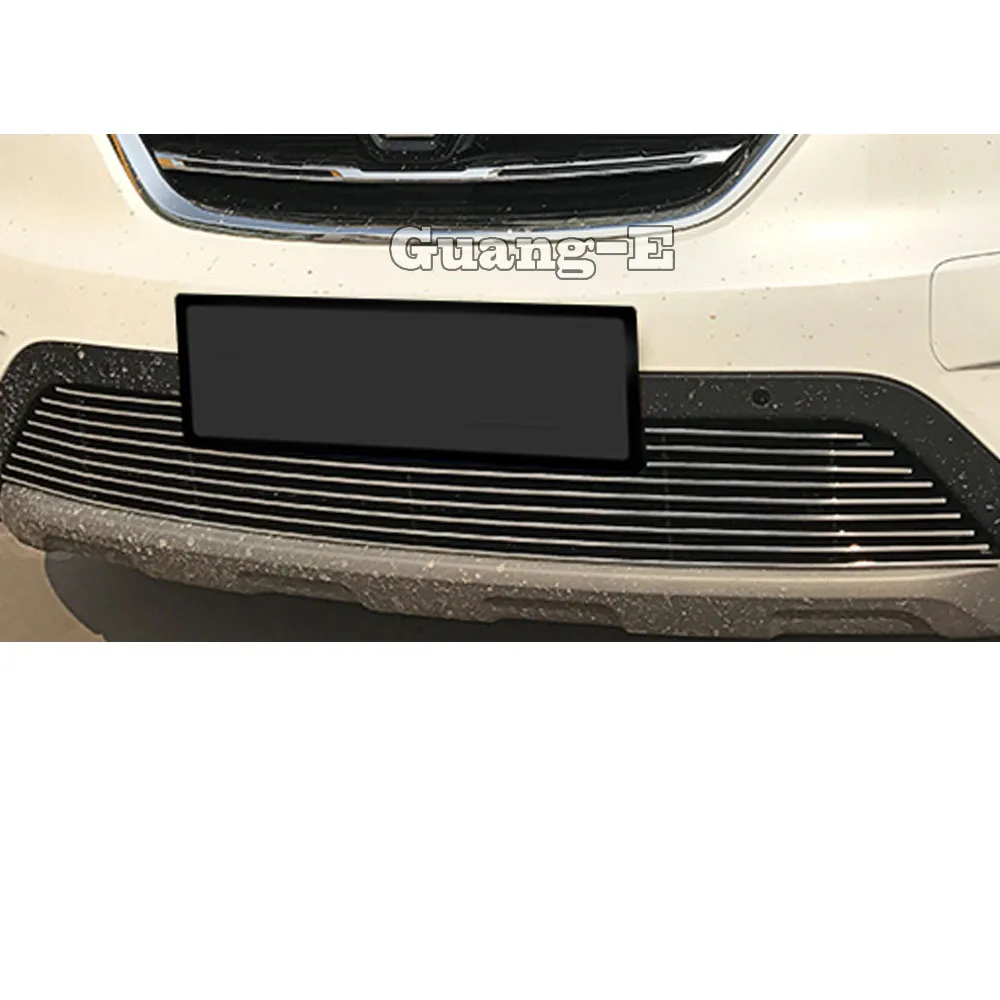 Для Renault Koleos стальная гарнитура для кузова отделка из нержавеющей стали Передняя решетка решетки вокруг рамы лампы частей