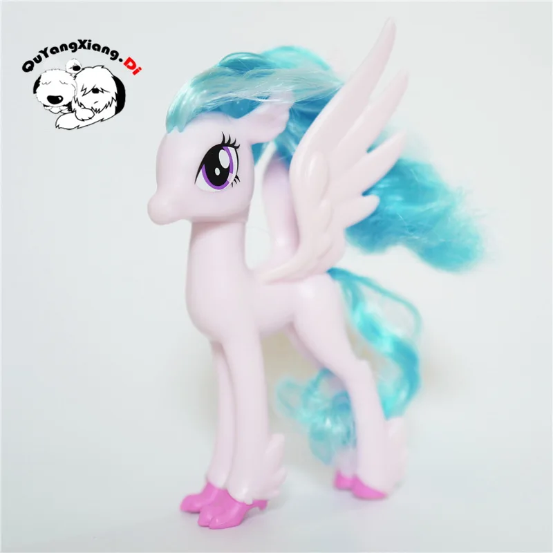 

P11-036 Action Figures 11cm Little Cute Horse Model Doll light pink Princess Anime Toys for Children