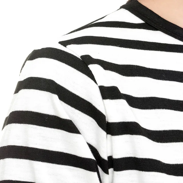 Free Shipping Hot Casual Fashion Women Long Sleeve Striped