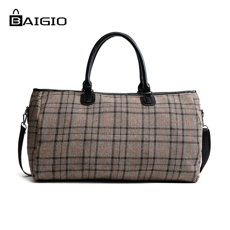 Baigio Brand Women Travel Bag Big Capacity Female Bag 2018 England