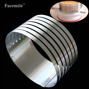 

Small Size Baking Tools Stainless Steel Layered Mousse Rings Round Cake Mold Cooking Tools Pastry Cutter 04075 Gift