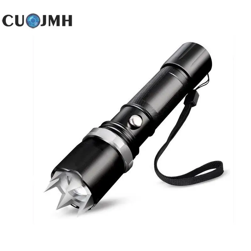 

1 Pcs Self Defense Led Flashlight Defend Oneself Tools 2 Colors Multifunction Strong Light Tactical Led Flashlight