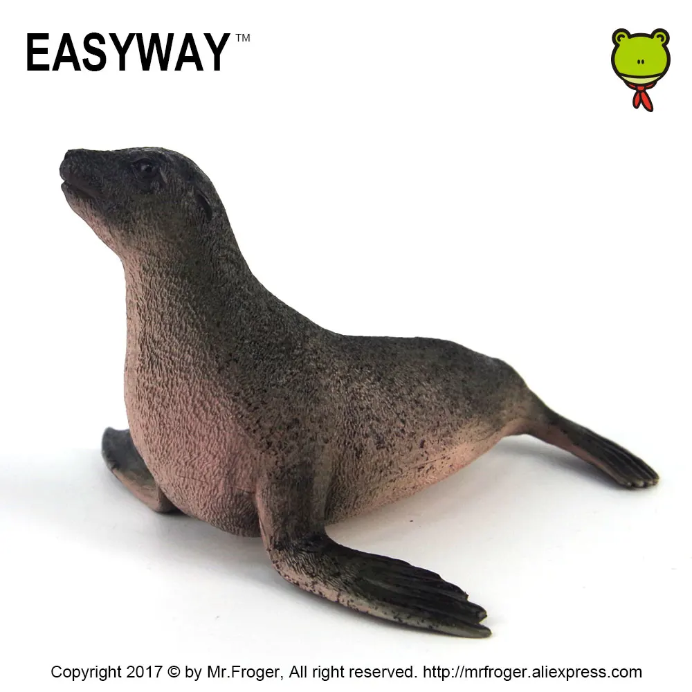 Оригинальная пластиковая игрушка EASYWAY имитация морского льва модель Sealife фигурки