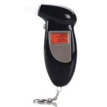 10 pz digital display lcd retroilluminato l' etilometro segnale sonoro breath alcohol tester box parcheggio gadget analyzer