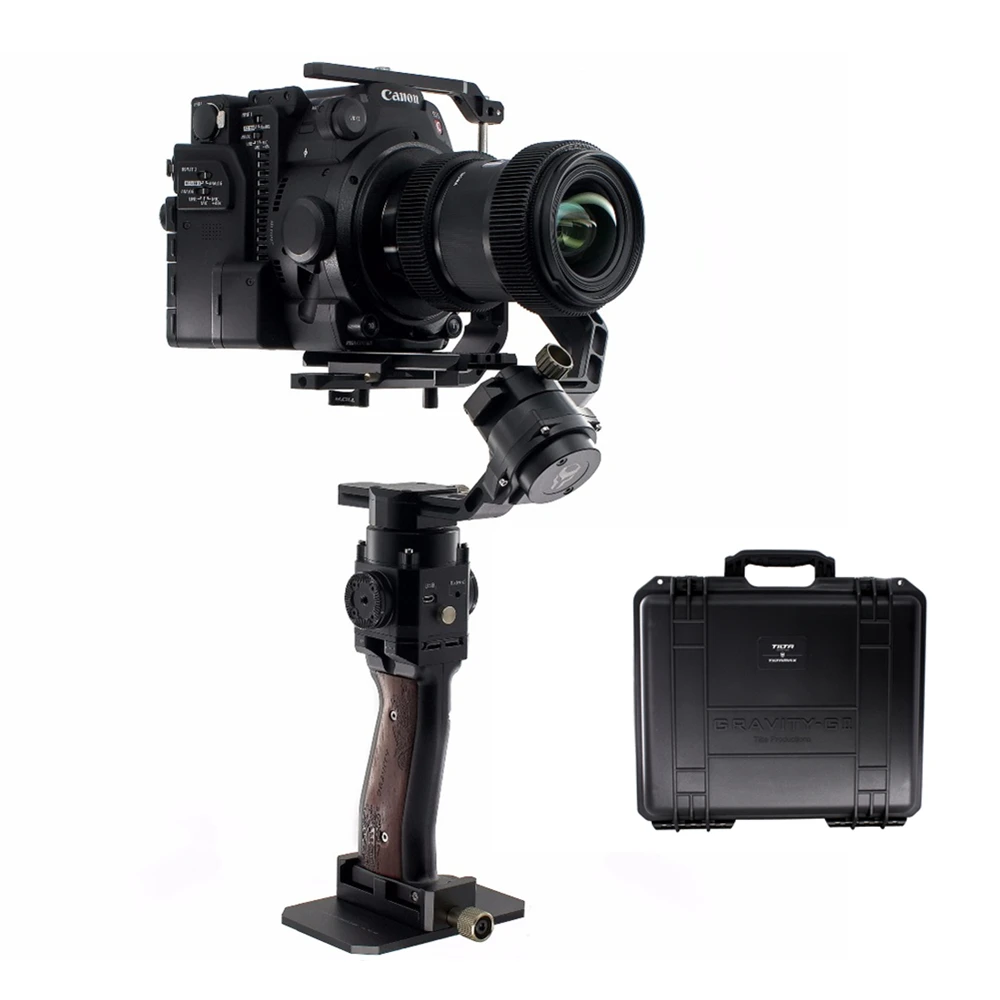 

TILTA MAX G2X with Nucleus-NANO GR-V02 3-Axis DSLR Handheld Gimbal Stabilizer load 3.5KG for Mirrorless DSLR A7 GH5 5D3 5D4