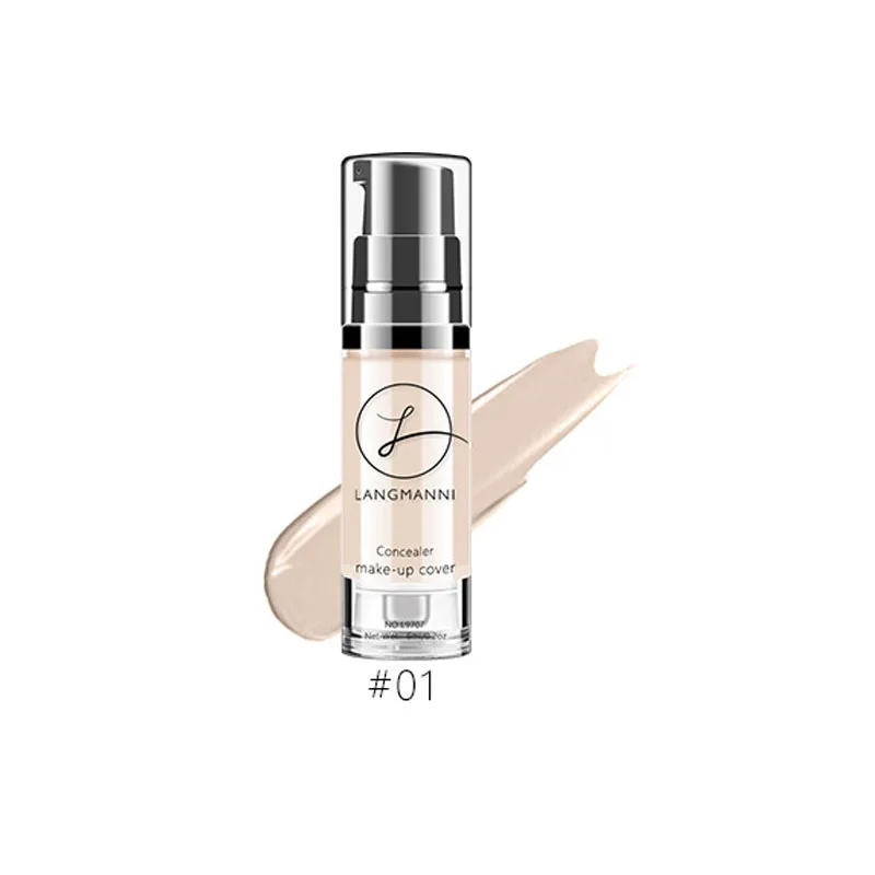 6ml Concealer Makeup 6 Colors Full Cover Face Corrector Cream Waterproof Natural Make Up For Eye Dark Circles Cosmetic