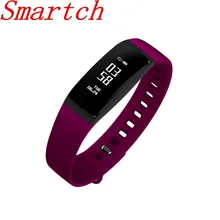 Smartch Bluetooth фитнес-трекер Смарт-браслет часы монитор сердечного ритма кровяное давление умный Браслет для IOS Android