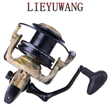 Lieyuwang 5000-10000 13BB Рыболовная катушка металлическое литье спиннинговое колесо Рыболовные катушки для карпа Carretilhas de pesca molinete AFS