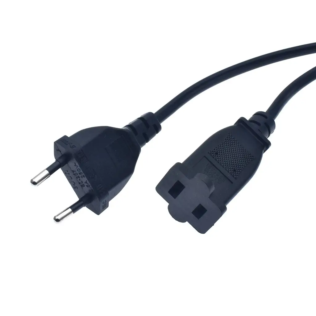 Европейская розетка Schuko CEE7/16 1pin в США кабель адаптера питания штекер Nema 1 15R шнур 30