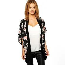 Сексуальные женщины бразильские женщины цветочные печатные сплайсинга шаль кардиган закрывают купальный костюм Купальники пуш-ап высокого качества