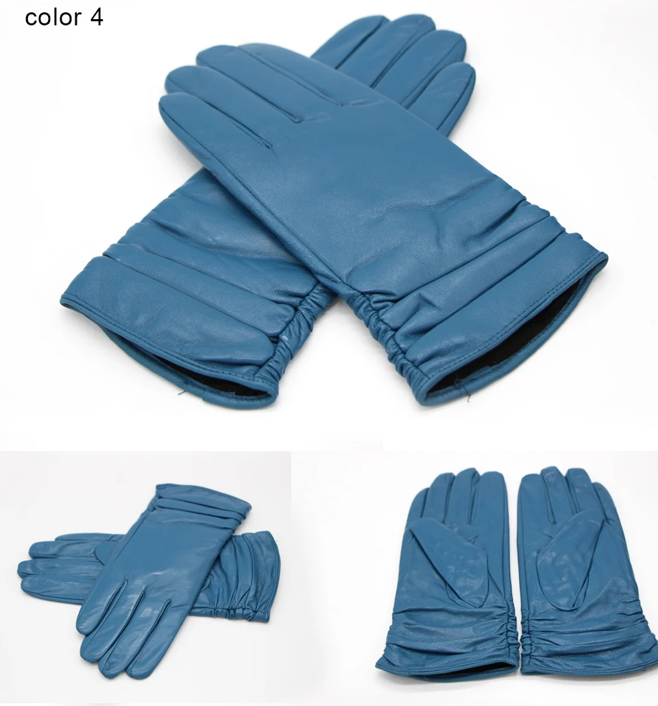 Натуральная Для женщин теплые Зимние перчатки из толстой кожи Прихватки для мангала натуральная кожа Для женщин Прихватки для мангала