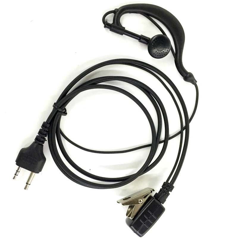 New 2 Pin PTT MIC Earpiece For MIDLAND Radio For G6G7G8G9 GXT550 GXT650