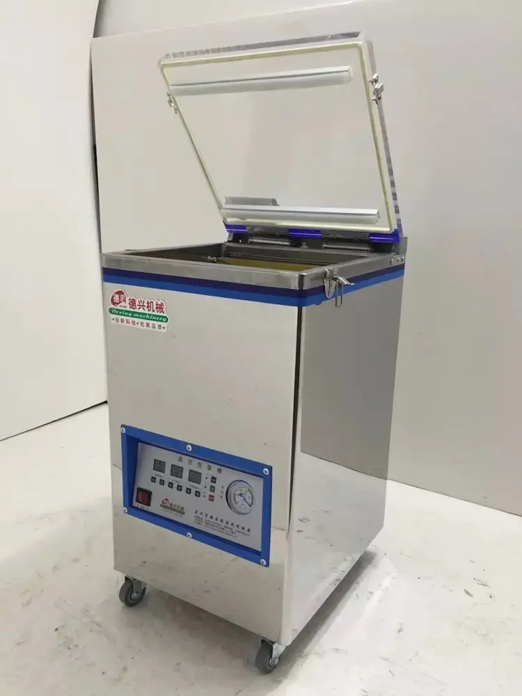 SU-600 Double vacuum pump Double sealing type food vacuum packaging machine, tea Meat cooked food dry goods home vacuum sealing