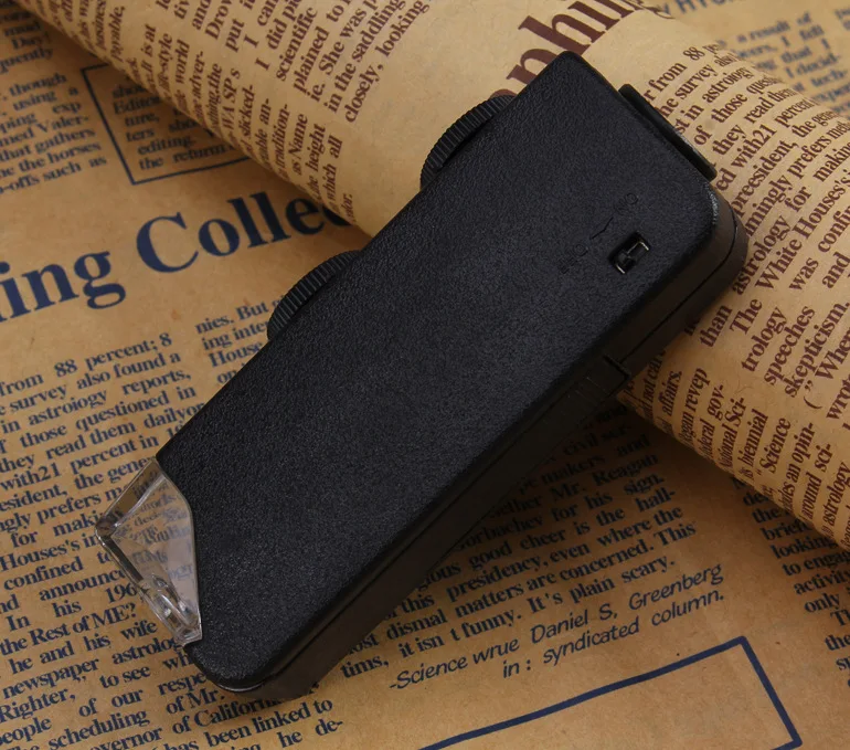 

High Quality New Mini Handheld 60X-100X Zoom Magnifier Microscope Jewelers Loupe Magnifying Glass LED Light