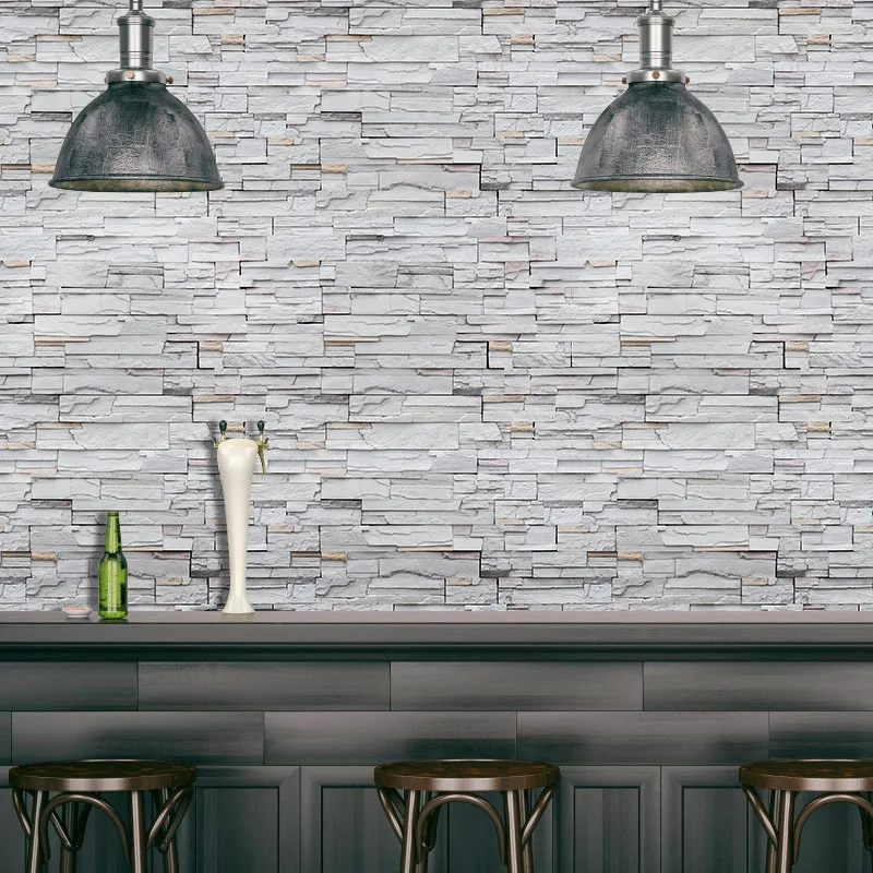 

12304sa -1029 Imitate Brick decor Pattern Since Paste Wallpaper Restaurant Hallway Decoration maison wall Sticker creative