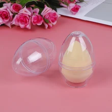 1/3/5 шт., новая яйцевидной формы прозрачный пустой косметический спонж формирователь буфами на рукавах подставка держатель ящик для хранения косметических яйцо буфами на рукавах чехол