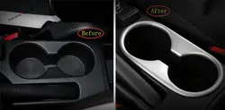 Yimaautotrims спереди держатель стакана воды внутренние формовки крышка отделка 1 шт./3 цвета для Mazda CX-3 CX3 2015 2016 2017 2018/ABS