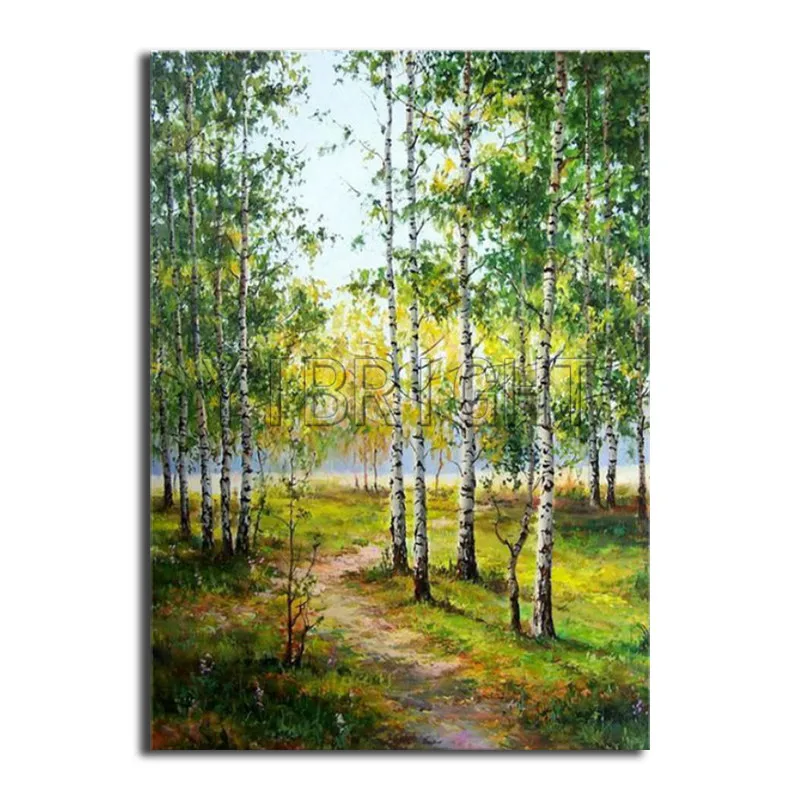 Full Round Diamond mosaic birch DIY 3D Diamond painting tree Full Square Diamond embroidery Cross stitch forest landscape