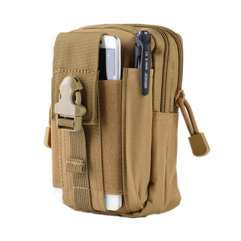 Tactical Molle Phone Pouch Belt Waist Bag Military Waist Accessory Pack Utility EDC Gear Bag Gadget Divider Organizer Storager