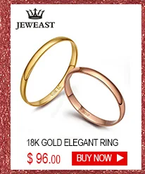 18k Pure Gold Stud Earring Exquisite Elegant Women Jewelry Rose Yellow White Star Miss Girl Gift For Birthday Hot Sale Good New