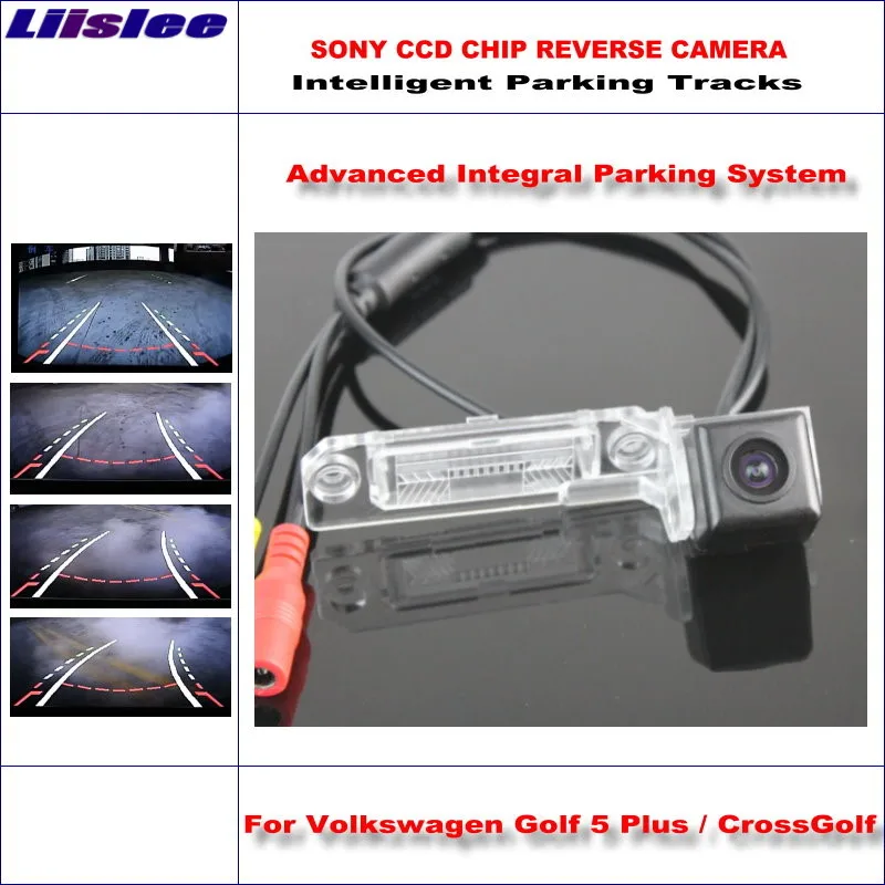 

Liislee Intelligent Parking Tracks Rear Camera For Volkswagen Golf 5 Plus / CrossGolf Cross Golf 2004~2008 / NTSC RCA AUX HD