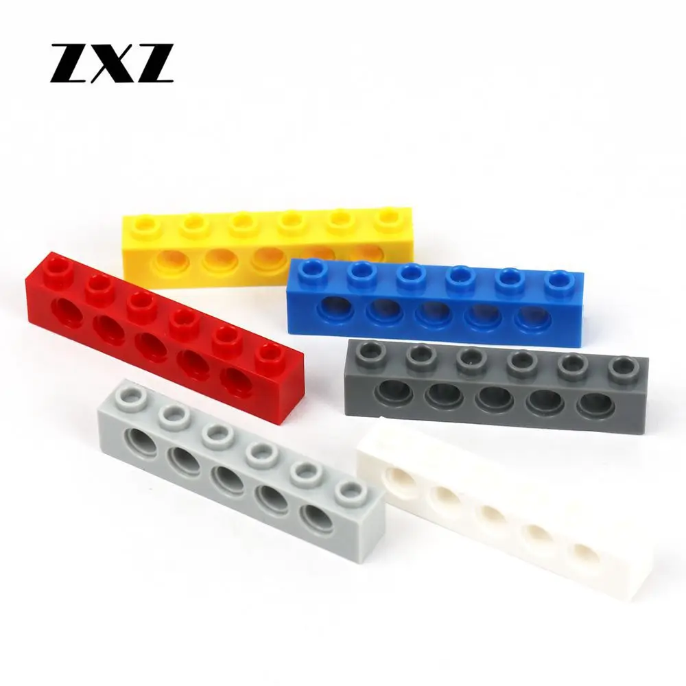Городские строительные блоки Technic Brick 1x6 [5 отверстий] обучающие игрушки для детей