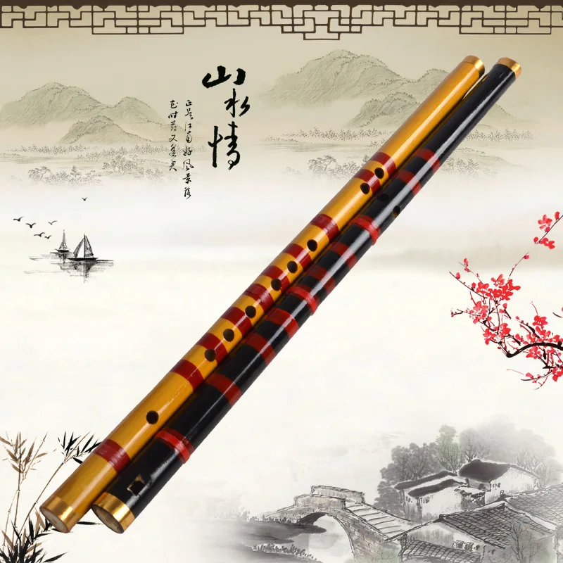Chinese Purple Bamboo Flute dizi Bamboo Flauto For BeginnerFlute
