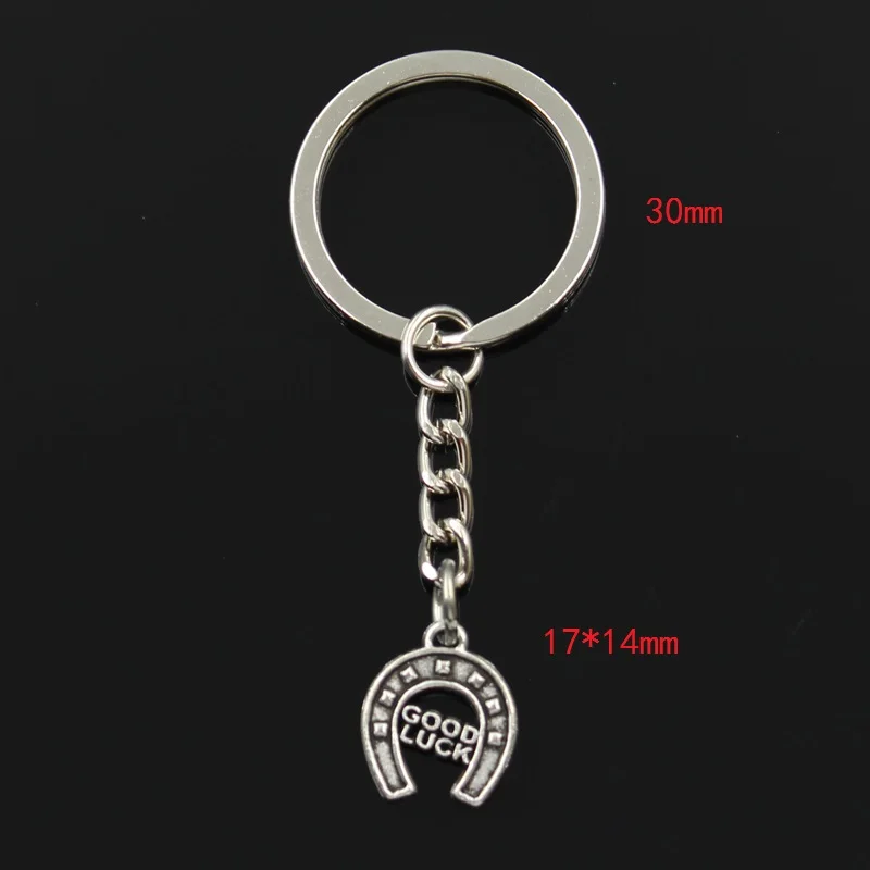 Новый модный брелок 17x14 мм для подсечек хорошая подвеска Luck DIY мужская бижутерия