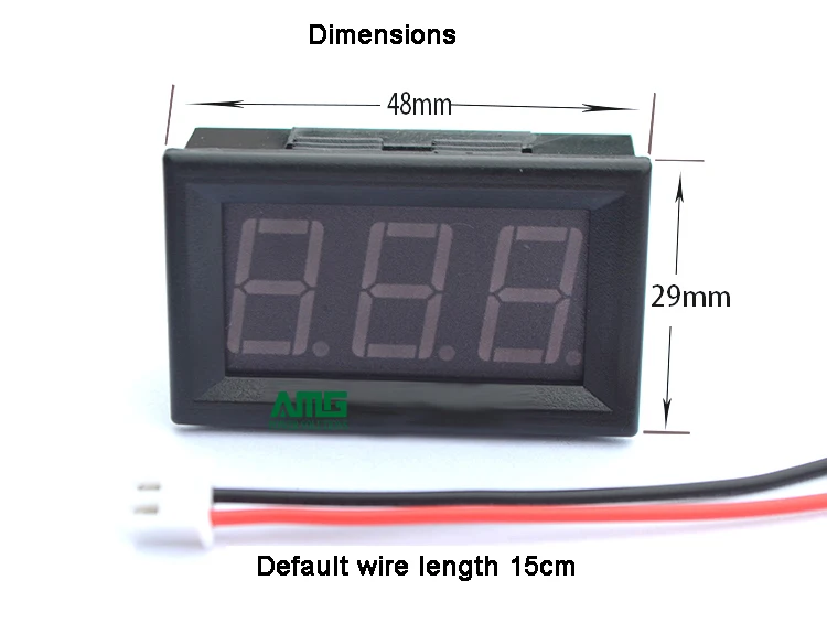Description Picture 5 of item70~500V AC Voltage Meter, 2 Wires, For Single Phase, Three Phase Generator, Grid