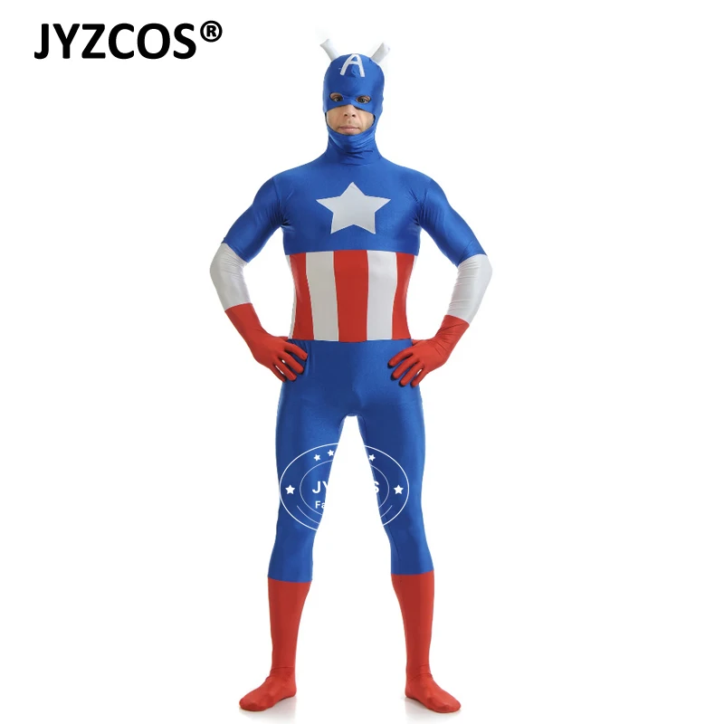 JYZCOS Adult Captian America Costume (5)