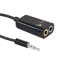 Аудио адаптер разветвитель полезный 3,5 мм разделитель стерео аудио штекер для наушников гарнитура + микрофон адаптер хорошие продажи A20
