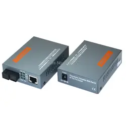 1 пара HTB-GS-03 A/B гигабитный волоконно-оптический медиаконвертер 1000 Мбит/с одномодовый одиночный волоконный SC порт 20 км внешний источник