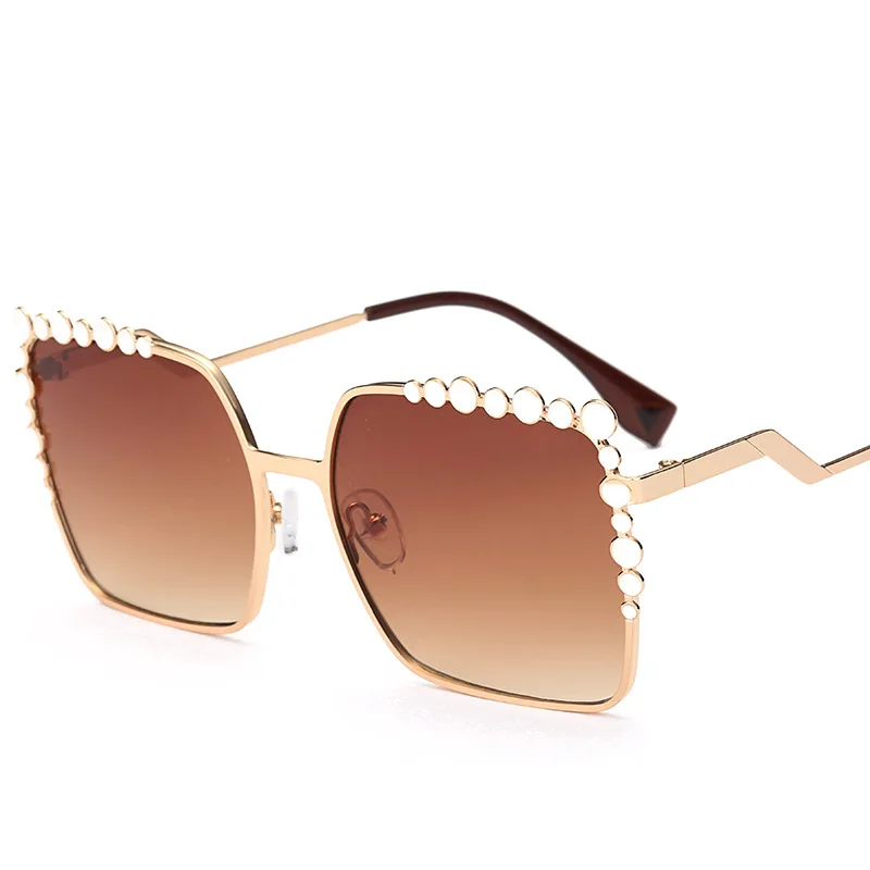 Hot Cool 2017 Square Hip Hop Fashion Brand Designer Sunglasses Women Mirror Sun Glasses Lady Flat Oversized Eyeglasses 369M 1
