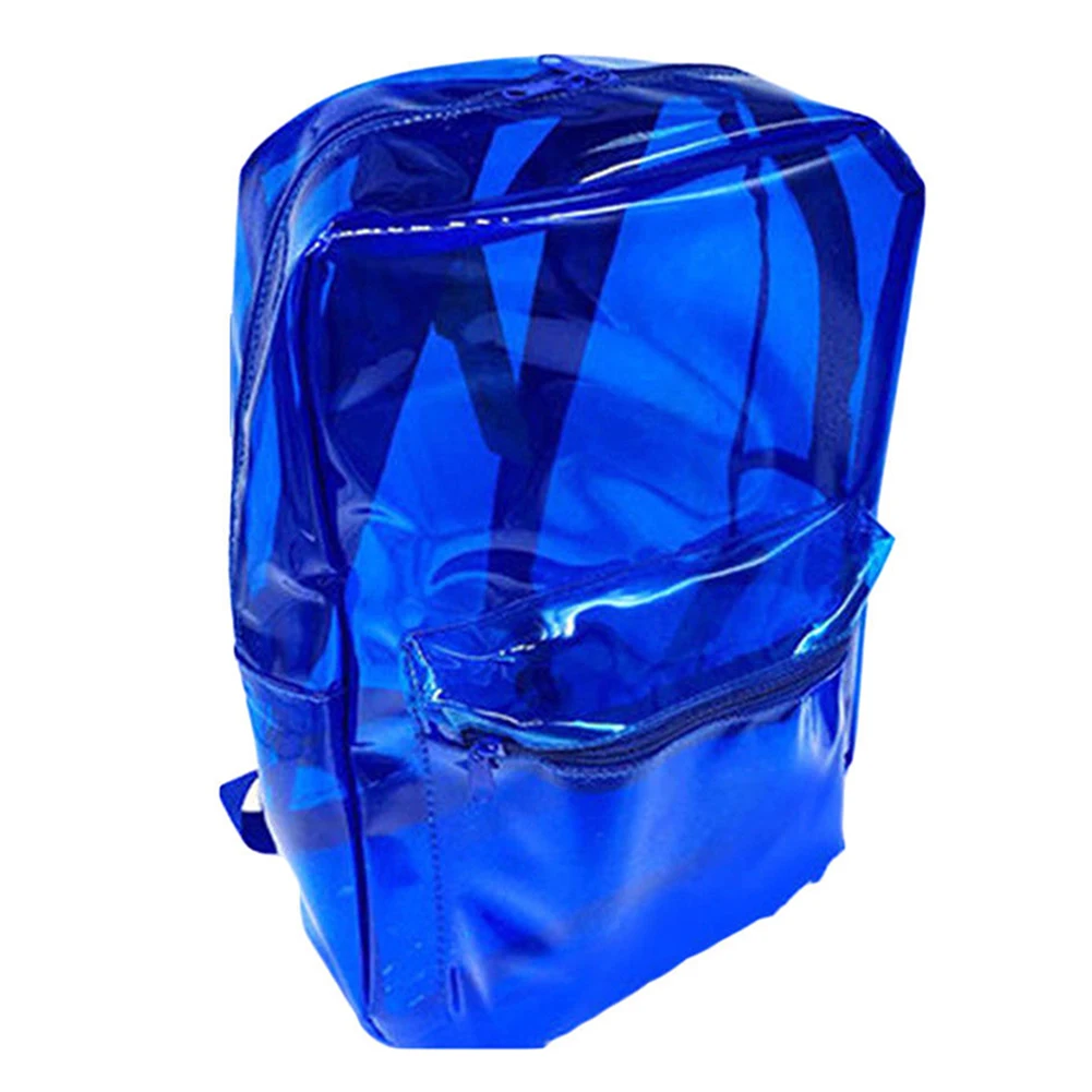 

School Backpack PVC Clear Student Kids Travel Bags Waterproof Sports Adult