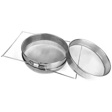 Из нержавеющей стали для пчеловодства двойной мед фильтр набор для пчеловодства товары для домашнего сада