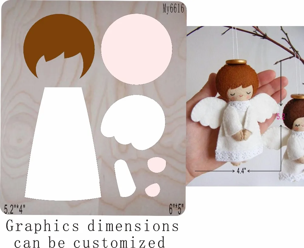 Christmas angel1 die cutting &amp Wooden dies fit -// Scrabooking | Дом и сад
