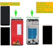 ORIGINAL For Huawei Y7 2018 LCD LDN-L01 LDN-L21 LDN-LX3 LCD Display Touch Screen Assembly With Frame Y7 Prime 2018 LCD Digitizer original 15 inches ltm150xs l01 lcd screen warranty for 1 year
