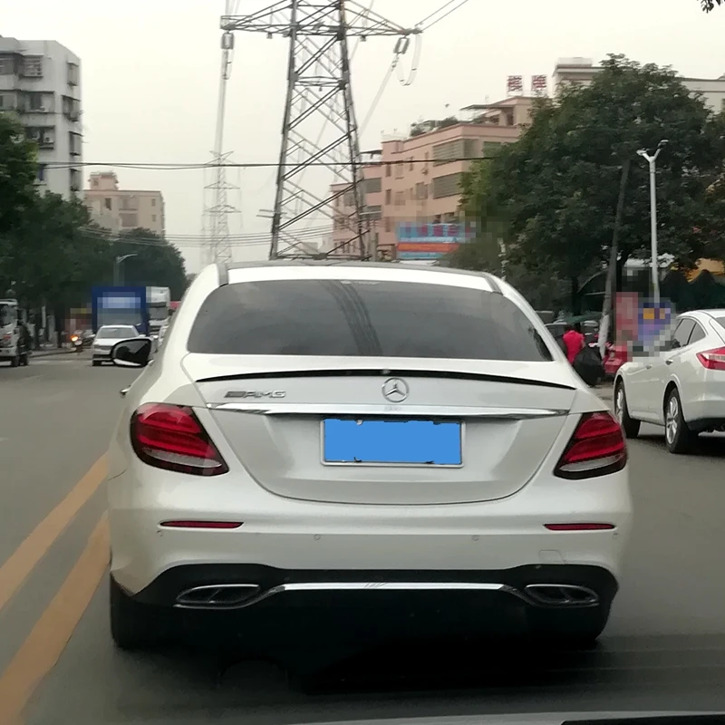 Для Mercedes Benz W213 AMG- ABS спойлер автомобиля украшение в виде хвостового крыла задний багажник спойлер для Mercedes W213 E класс