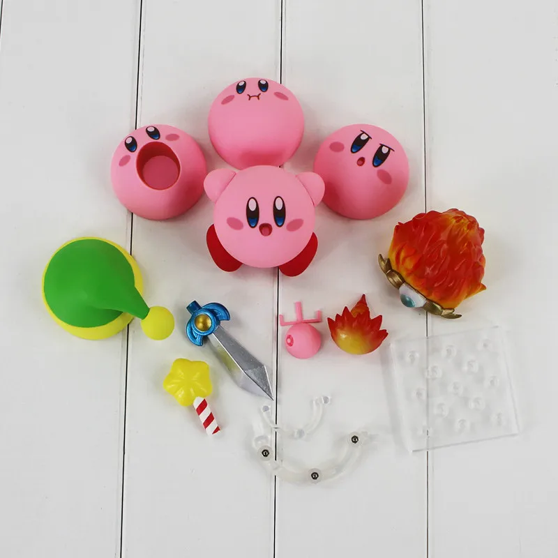 Аниме Кирби рисунок милый Nendoroid Dream Land Popopo Kirby 544# изменяемый ПВХ фигурку Коллекция Модель игрушка в подарок для детей - Цвет: opp bag