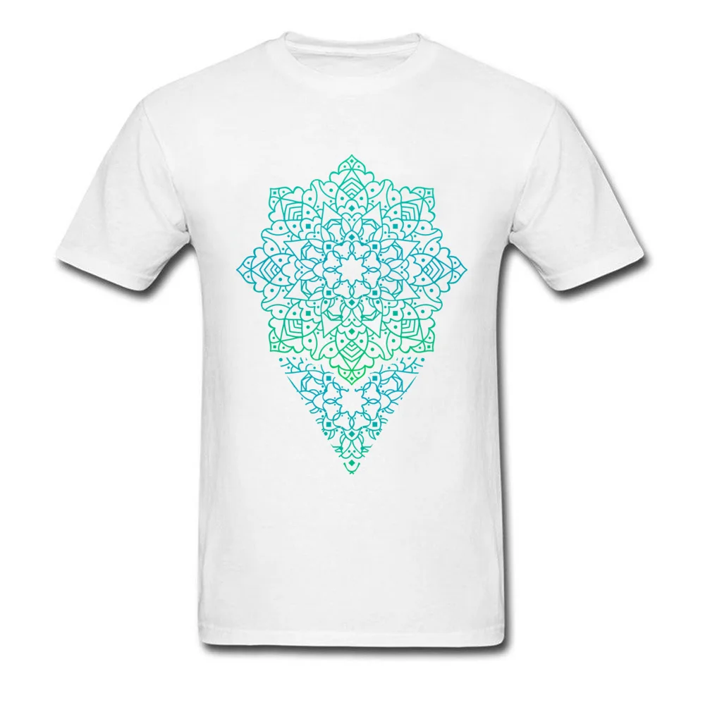 balance mandala Normal T Shirts for Men Cotton Fabric April FOOL DAY Tees Funny Tops T Shirt Short Sleeve New Coming Crew Neck balance mandala white